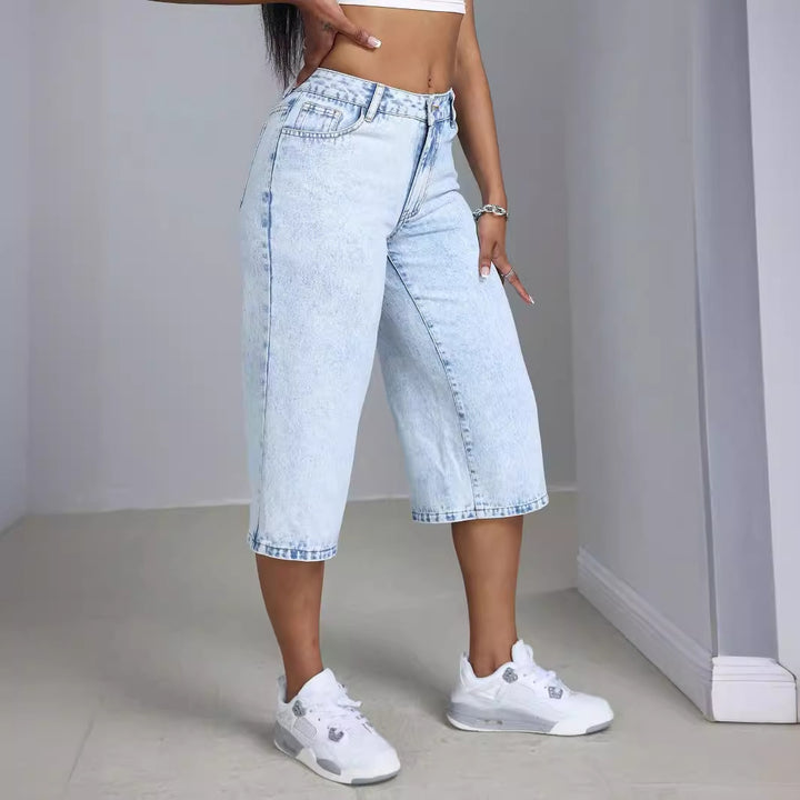 Kvinders komfortable culotte jeans Stilla