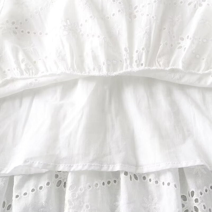 Dame let sommerkjole med cut-out-detaljer Stilla
