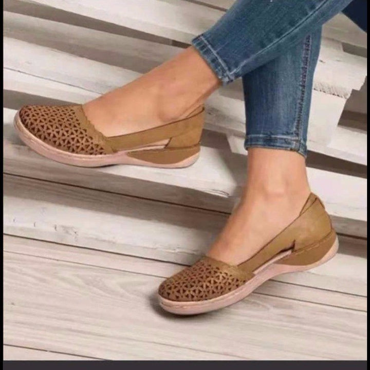 Dame Komfortable Slip-On Sko med åndbart overmateriale og skridsikker sål Stilla