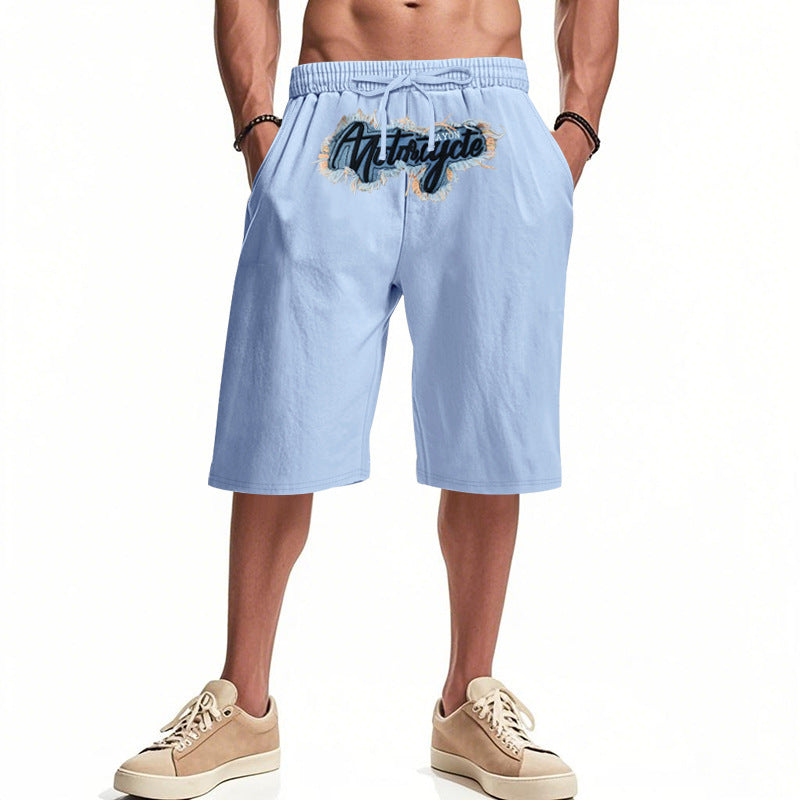 Herrer Behagelige fritids-badeshorts med justerbar talje og praktiske sidelommer Stilla