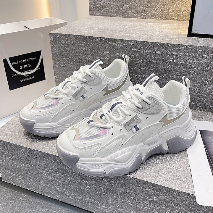 Dame Chunky Lifestyle Sneakers med åndbart mesh-overmateriale og skridsikker sål Stilla
