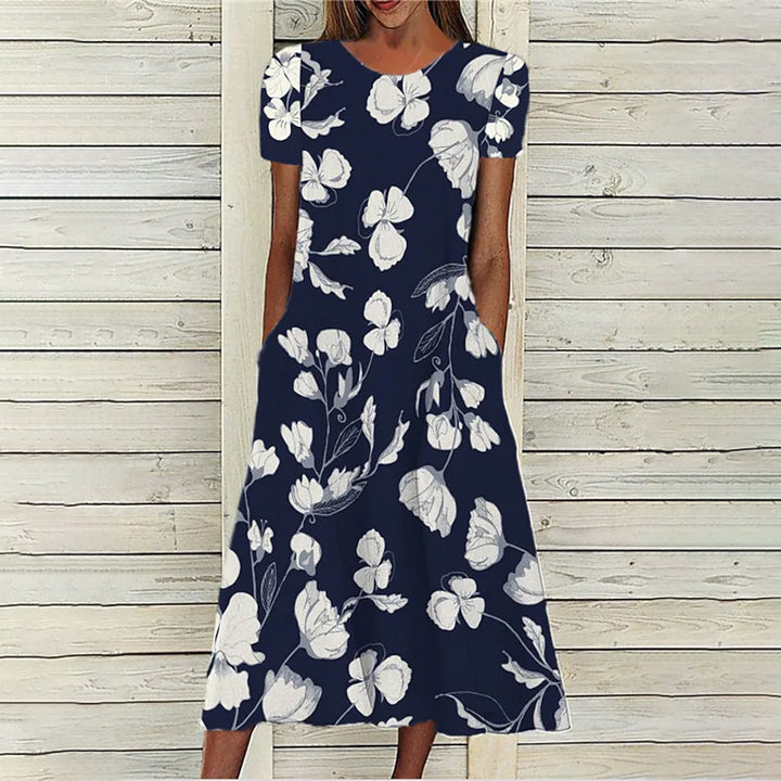 Dame Blomsterprint Maxikjole Stilla