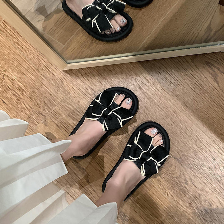 Dame komfortable sandaler med generøs sløjfedetalje Stilla