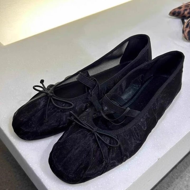 Dame elegante ballerina-flade med sløjfedetalje Stilla 1749658493