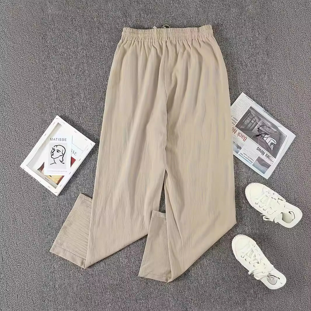 Dame luftig Chino-bukser med elastisk talje Stilla