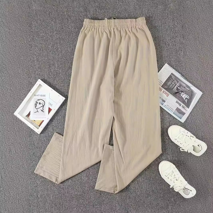 Dame luftig Chino-bukser med elastisk talje Stilla