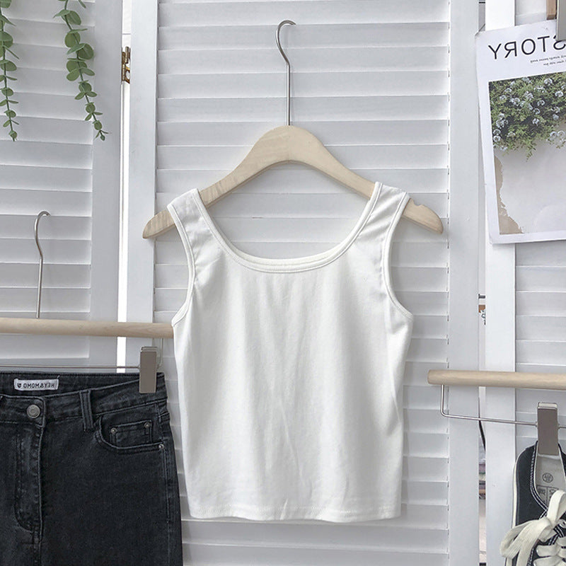 Femme Cropped Graphic Sweatshirt med frynset kant Stilla
