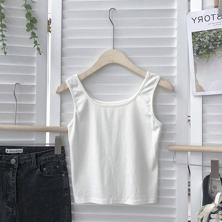 Femme Cropped Graphic Sweatshirt med frynset kant Stilla