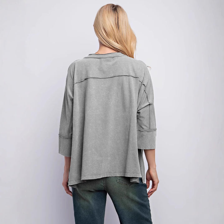 Dame Fritid Chic Grafik T-shirt Stilla
