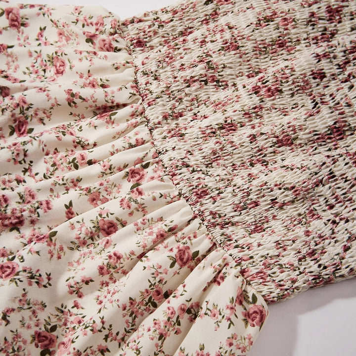 Dame Floral Maxi Kjole Stilla