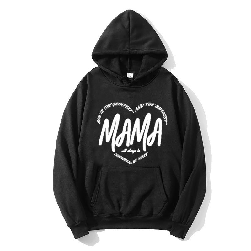 Kvindernes hoodie med kreativ mama slogan Skovae