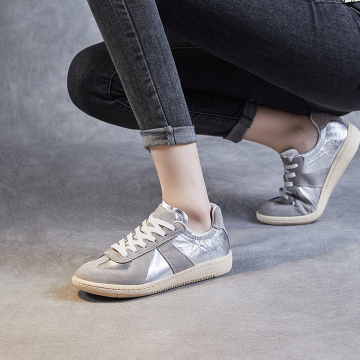 Herrer Klassiske Lavskos-Læder-Sneakers Stilla