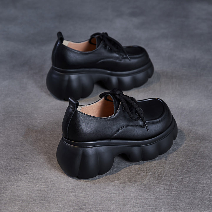 Dame Chunky-sål platform sneakers med snøredesign Stilla
