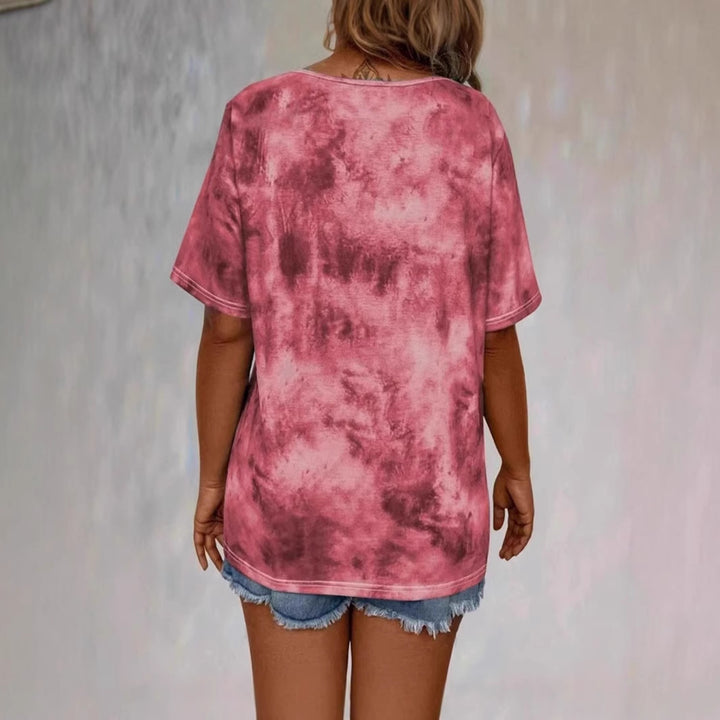Dame Snørrebånd-Tie-Dye-Oberdel Stilla