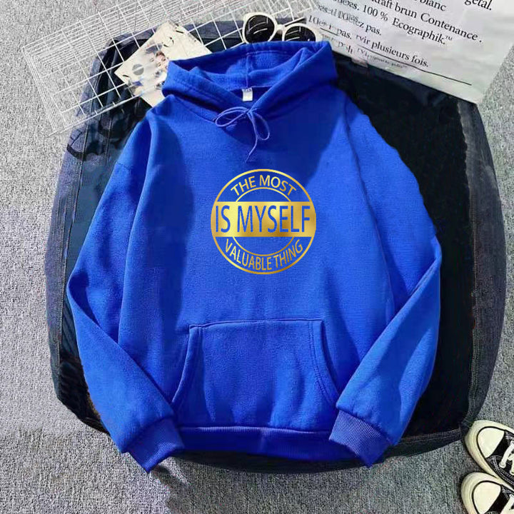 Kvinders hoodie med inspirerende tekst Skovae