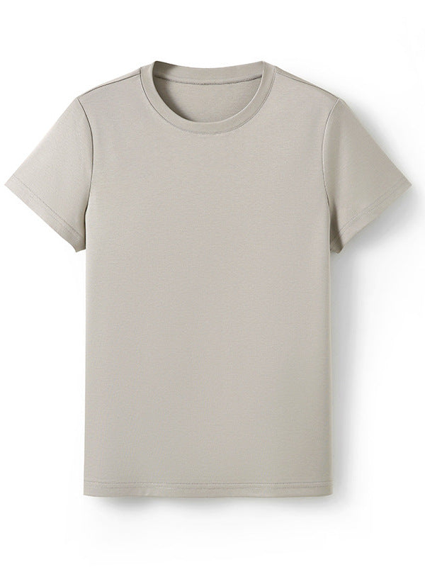 Femme Classic Kortærmet Rundhals T-Shirt Stilla