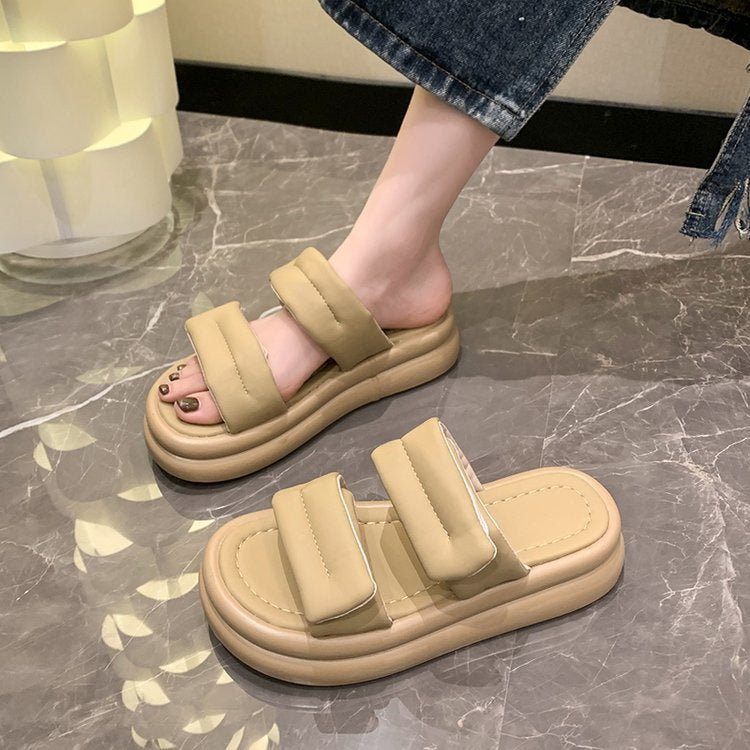 Dame Plateau-sandaler med justerbart remdesign og komfortabelt fodseng Stilla