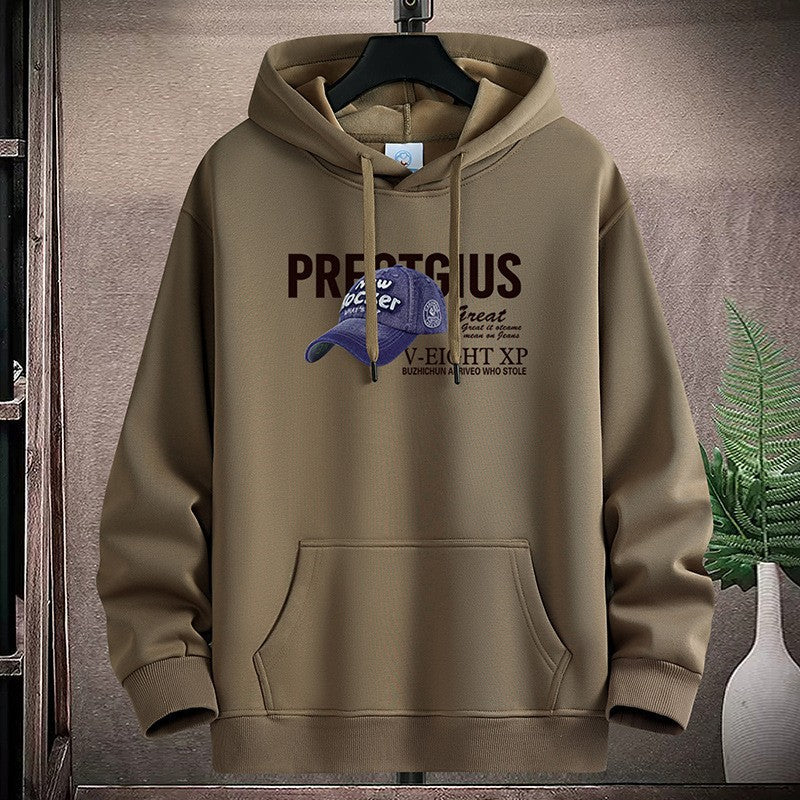 Dame Hoodie med kreativt grafisk design og praktiske kængurulommer Skovae