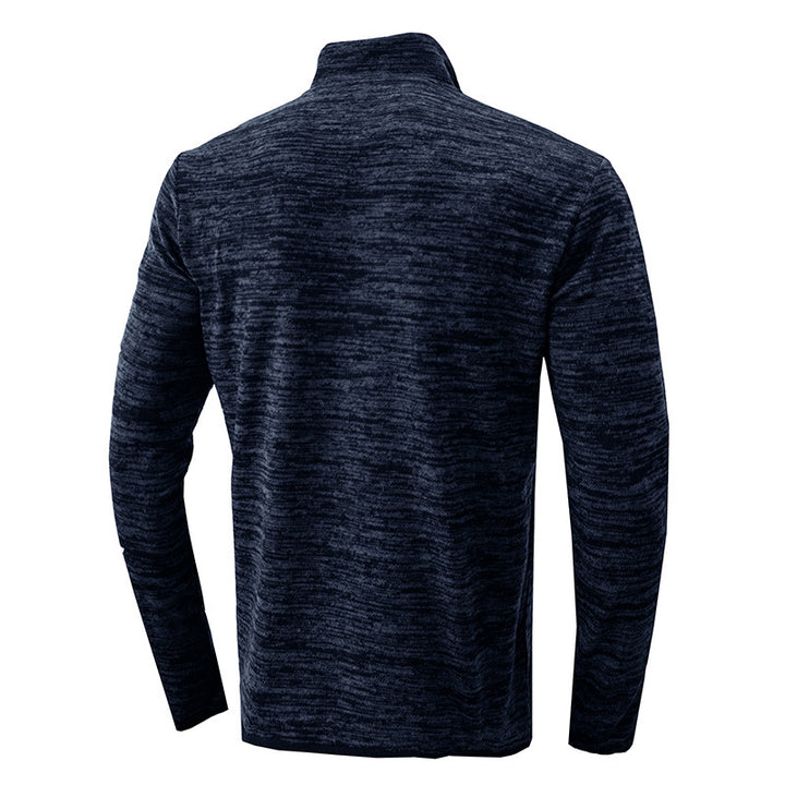 Herrer sweater med halvmund lynlås Stilla
