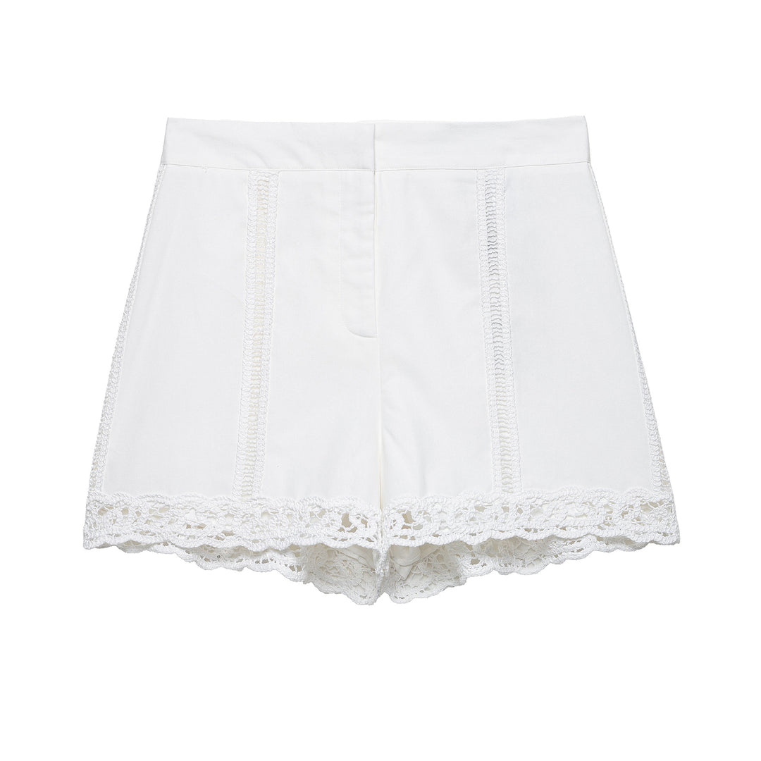 Femme Spidsbesatte Højtaljede Shorts Stilla