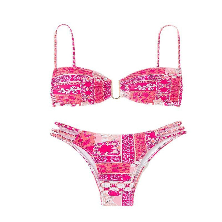 Dame To-delt Bikini-sæt med moderne design Skovae