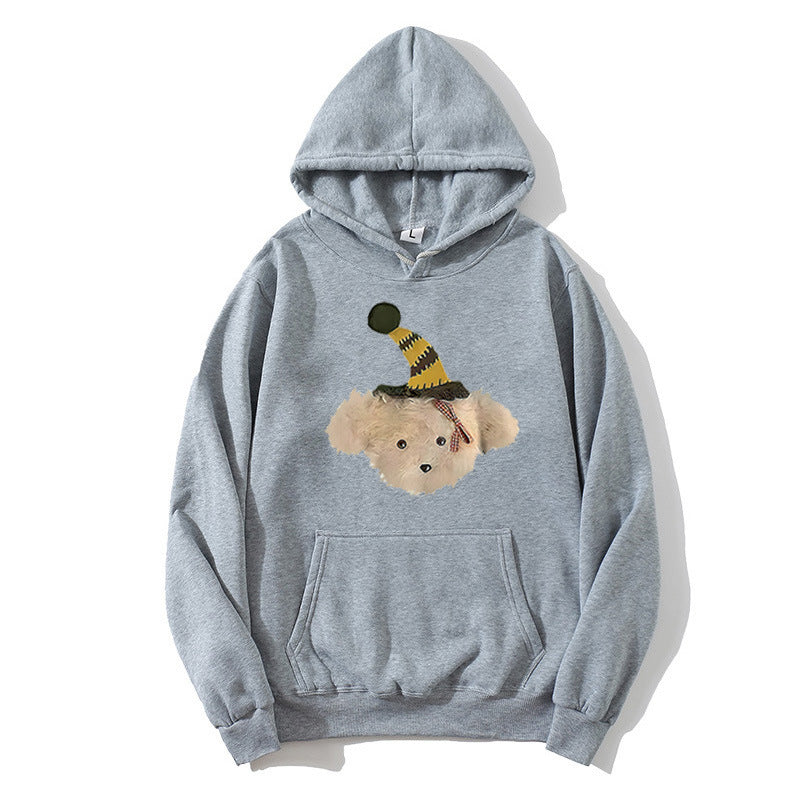 Kvindernes hoodie med legende hundemotiv Skovae