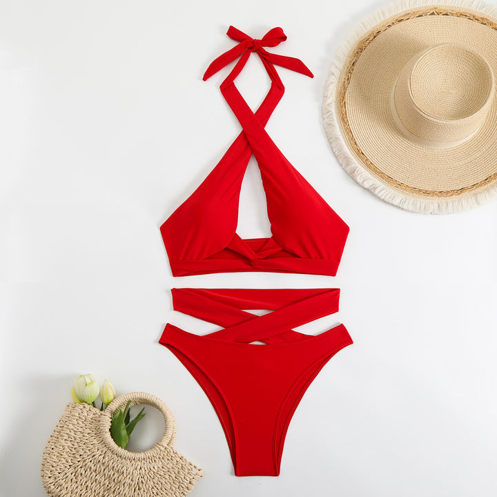 Dame bikini-sæt med forførende viklesystem og moderne udskæring Stilla