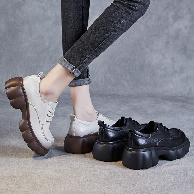 Femme Chunky Platform Snørresko med elegant design Stilla