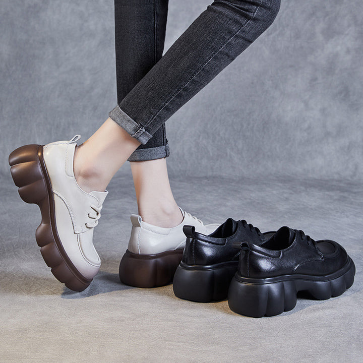 Femme Chunky Platform Snørresko med elegant design Stilla