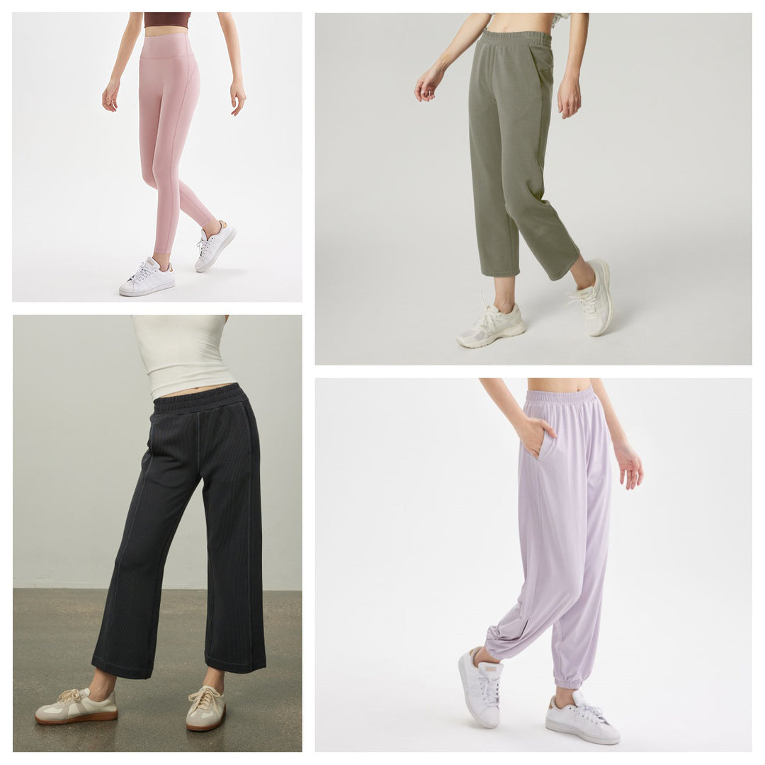 Dame højtaljede sports leggings med elastisk komfortmateriale Stilla