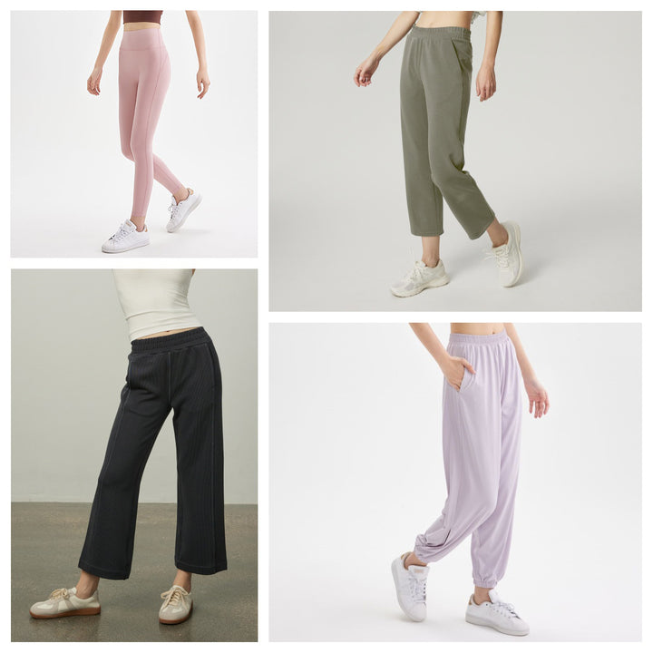 Dame højtaljede sports leggings med elastisk komfortmateriale Stilla