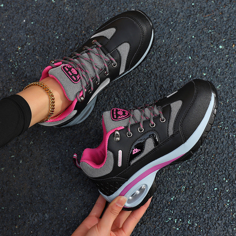 Dame let luftpolstrede sneakers med åndbare mesh-paneler Stilla