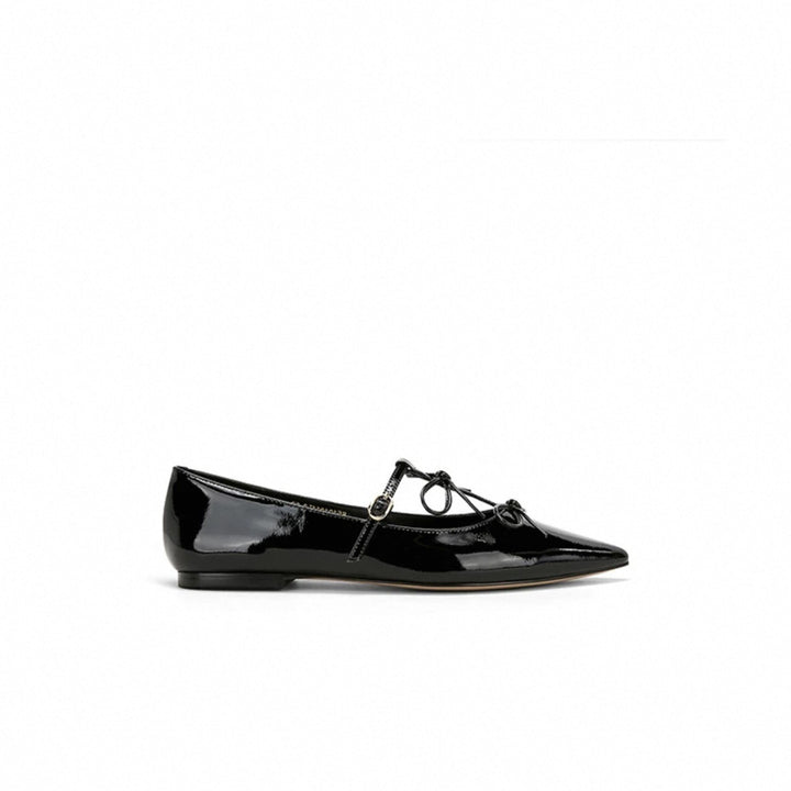 Femme Elegante Spidsesko Flad Stilla