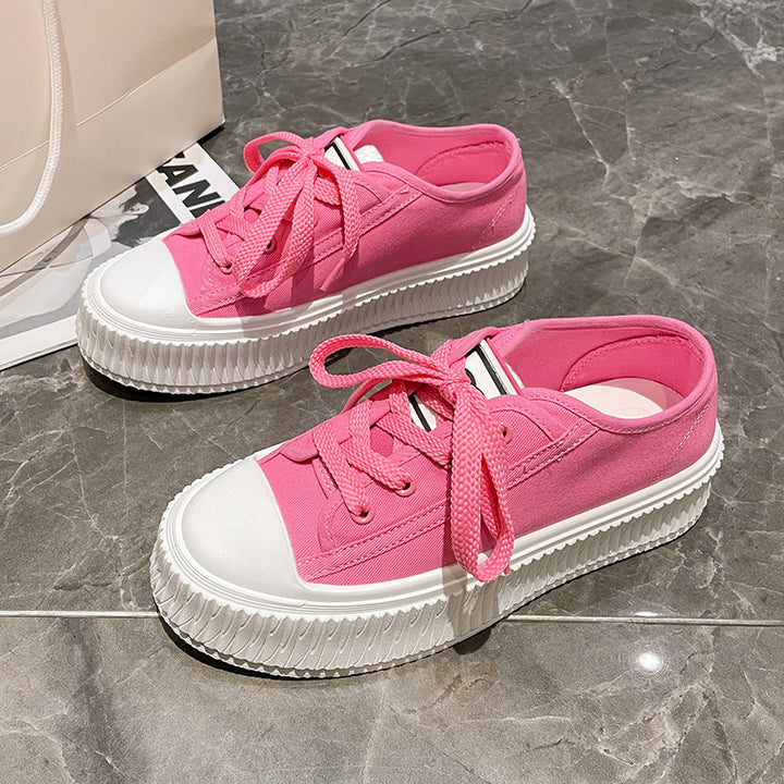 Dame Chunky Sneakers med struktureret sål og åndbart overmateriale Stilla