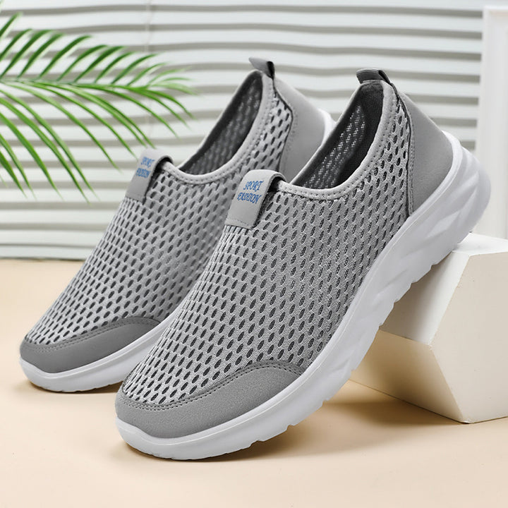 Dame Åndbare Slip-On Sneakers med skridsikker sål og elastisk overmateriale Stilla