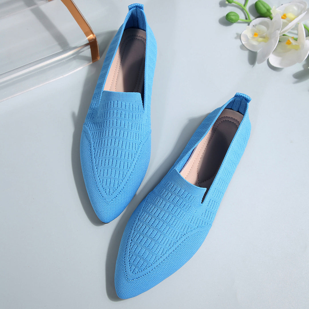 Dame Teksturerede Slipper Loafers Stilla