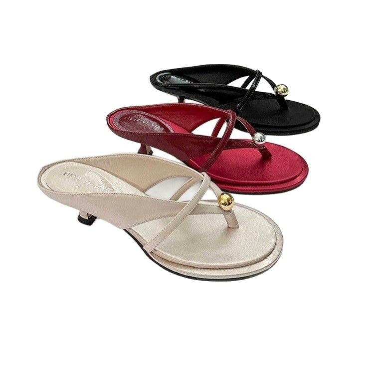 Dame Elegante Riemchen-Hæle Sandaler Stilla