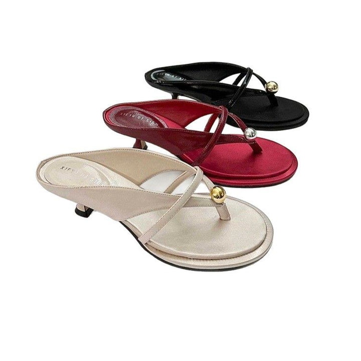 Dame Elegante Riemchen-Hæle Sandaler Stilla