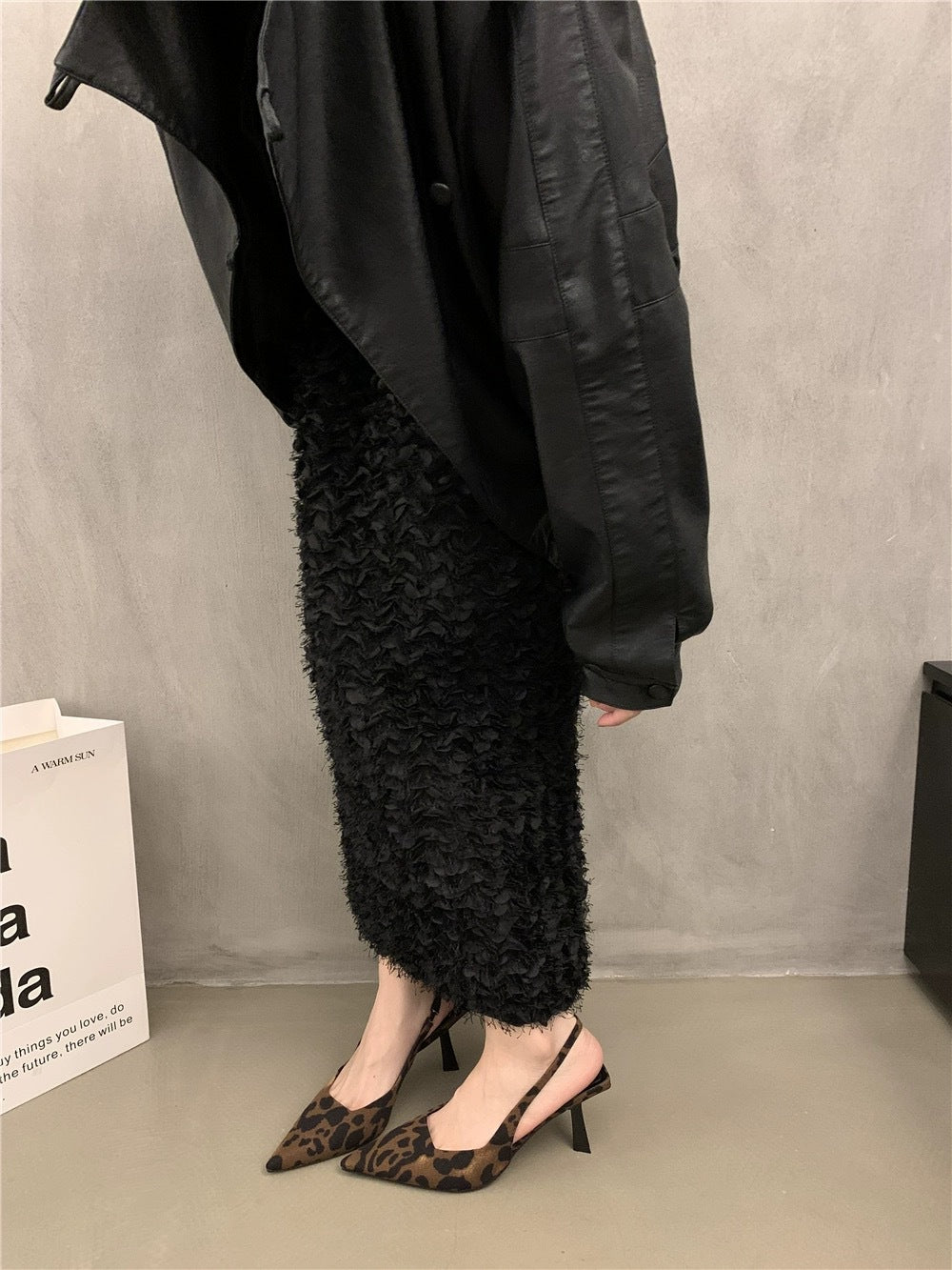 Dame elegante Slingback-hæle med feminin spids tåform Stilla