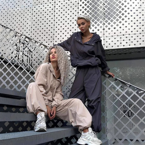 Kvinders sporty oversized jakke med praktiske lommer Skovae