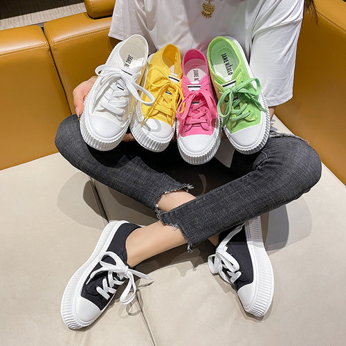 Dame Chunky Sneakers med struktureret sål og åndbart overmateriale Stilla