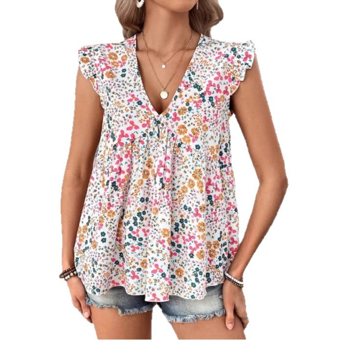Damer Flæse Blomsterprint Bluse Stilla