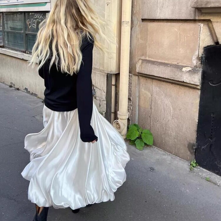 Femme Flowing Maxi Nederdel Stilla