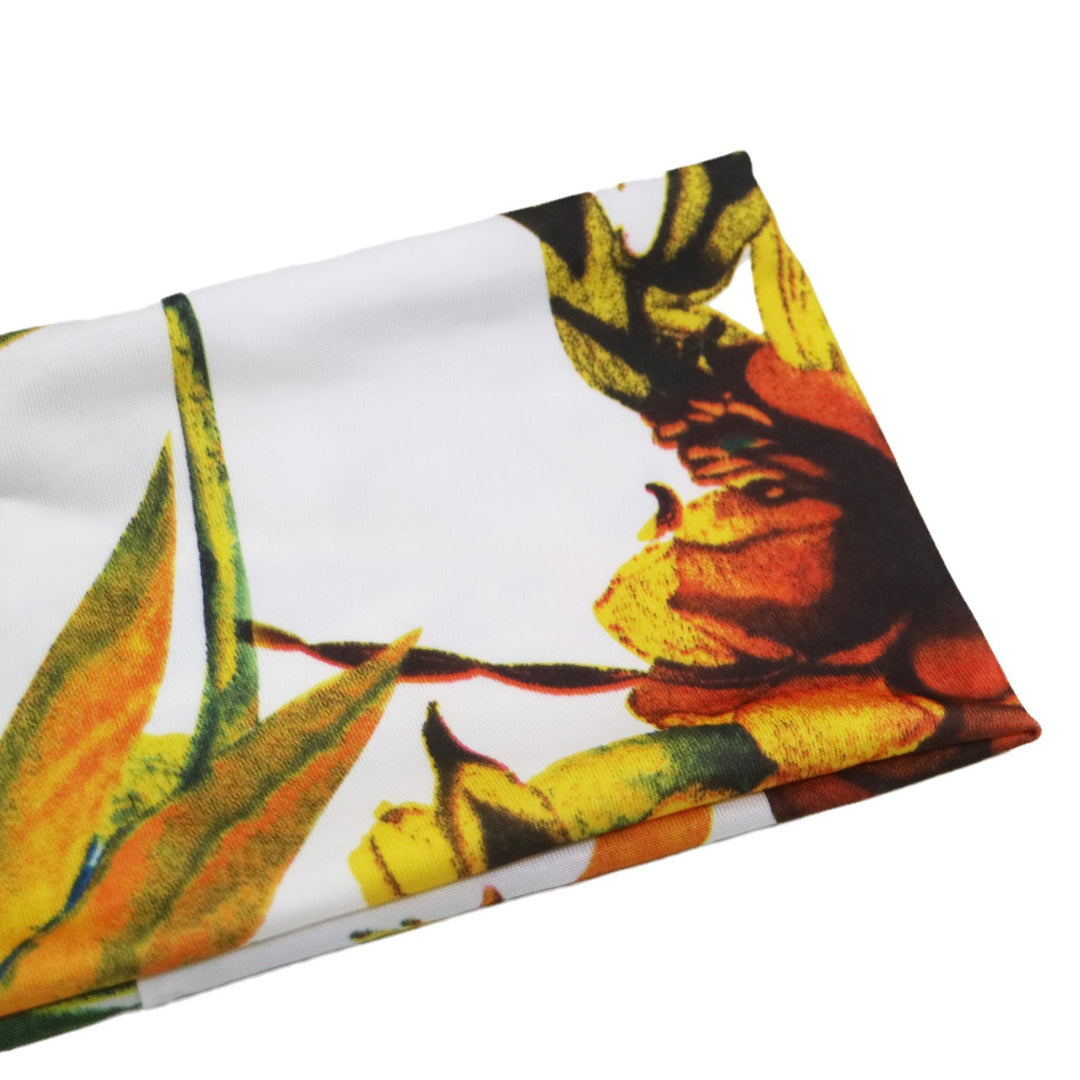 Dame Sporty Hårstrikker med blomsterdesign Stilla
