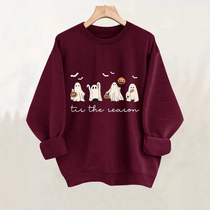Kvinders sweatshirt med legende skræmmende design Skovae