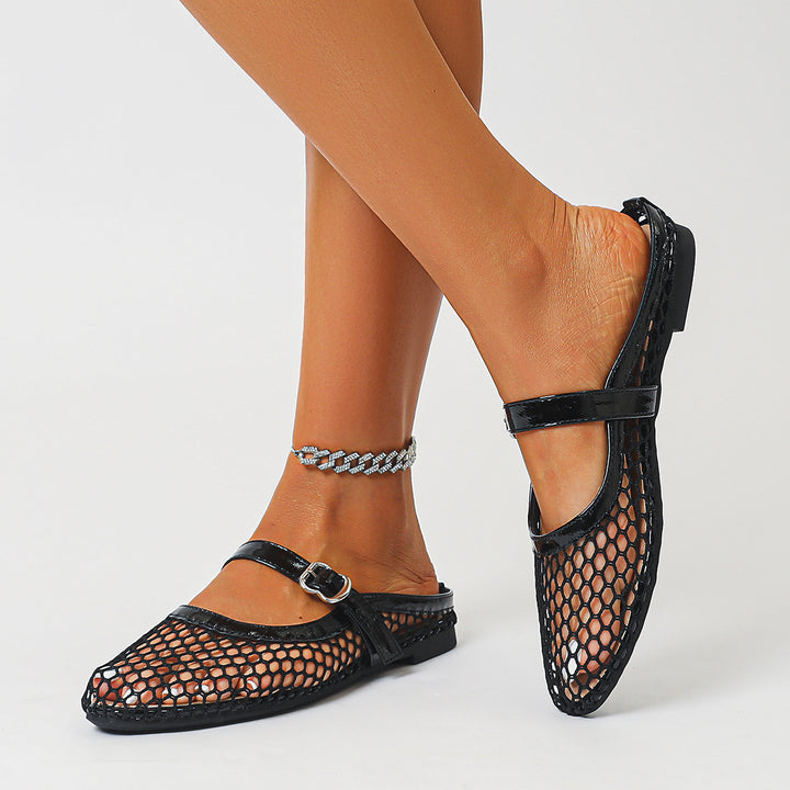 Dame Mesh-sandaler med remme Stilla