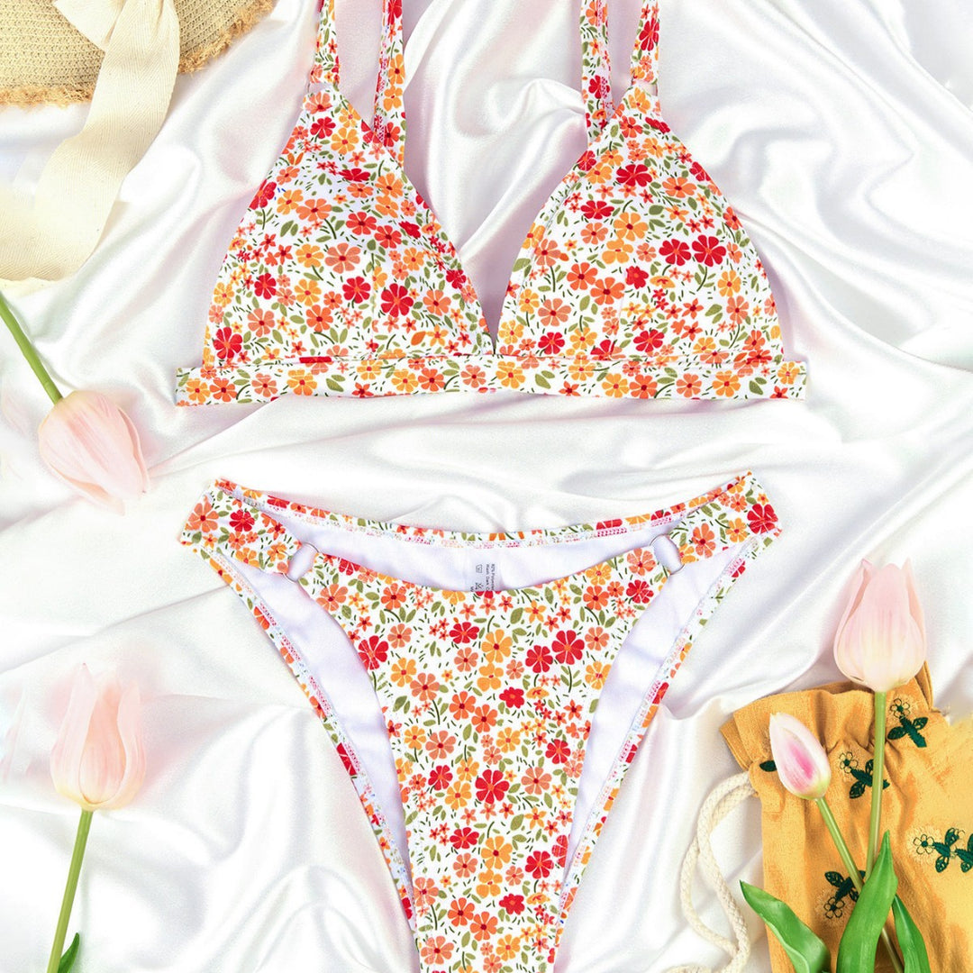 Dame blomster mønster bikini Skovae