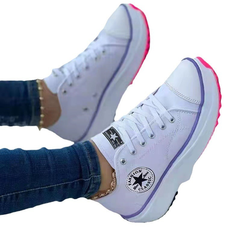 Dame Sporty High-Top Sneakers med skridsikker sål og åndbart overmateriale Stilla