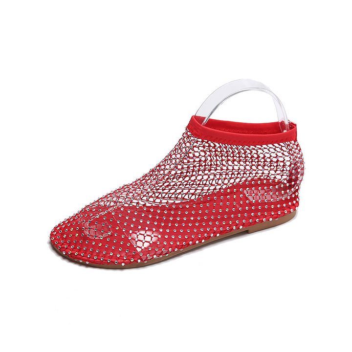 Dame Mesh-Slipper med elastisk rem og luftig struktur Stilla