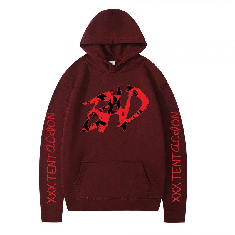Kvinder hoodie med iøjnefaldende grafisk tryk og afslappet pasform Skovae